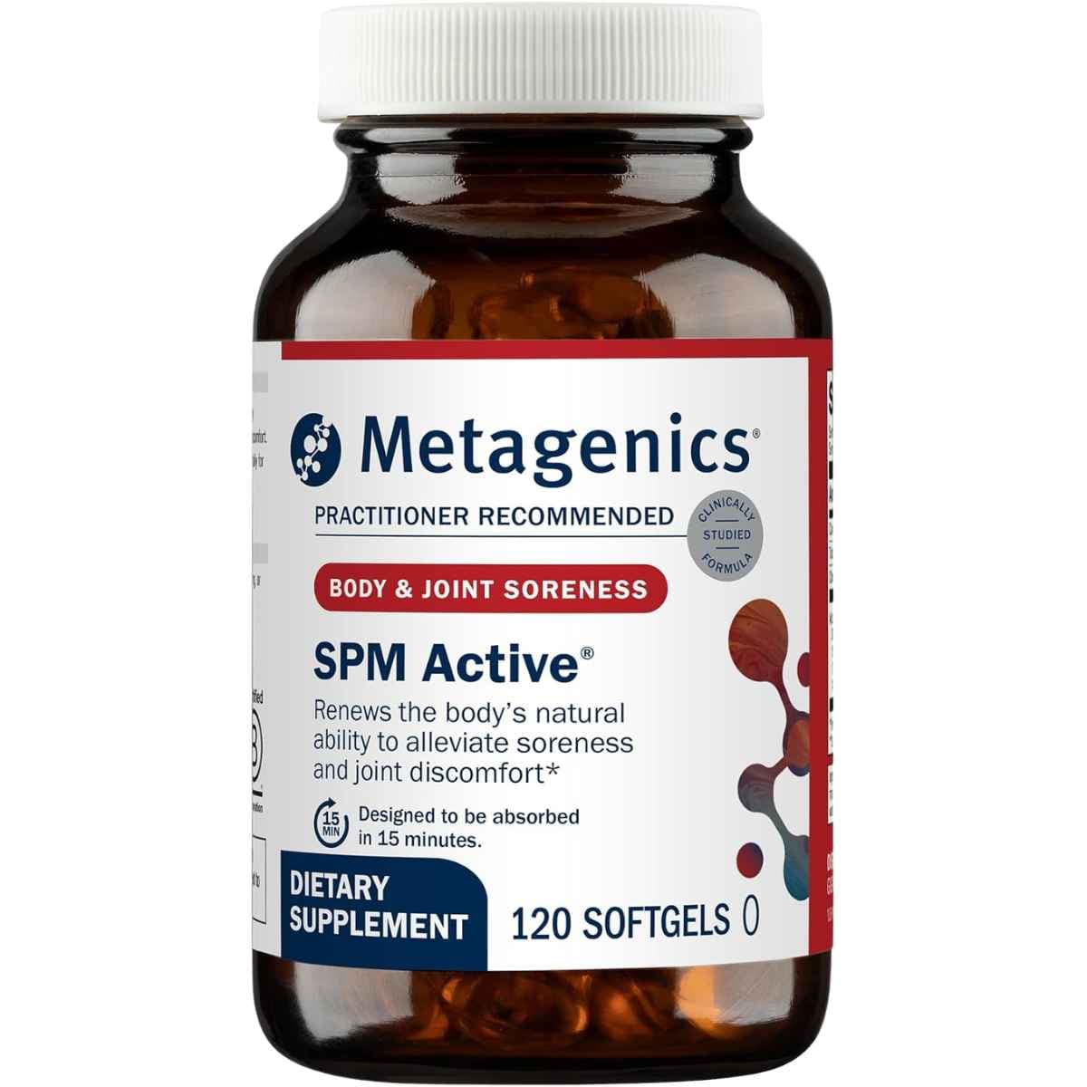 Metagenics SPM Active lípidos marinos fraccionados 120 cápsulas blandas frontal