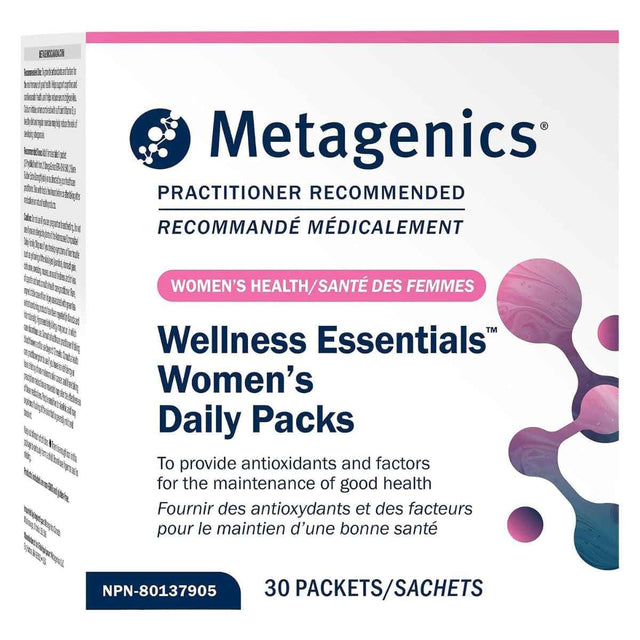 Metagenics Wellness Essentials Women’s Daily Packs 30 paquetes diarios frontal