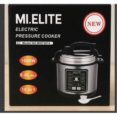 Caja de la olla de presión eléctrica MI.ELITE de 6 L y 1000 W