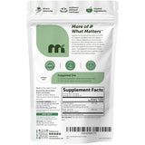 Etiqueta posterior de Micro Ingredients aceite de orégano con aceite de semilla negra en presentación de 75 cápsulas blandas