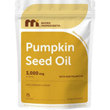 Bolsa de Micro Ingredients Aceite de Semilla de Calabaza con Saw Palmetto de 75 cápsulas blandas