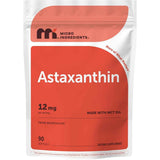 Bolsa frontal de Micro Ingredients astaxantina 12 mg, presentación de 90 cápsulas blandas