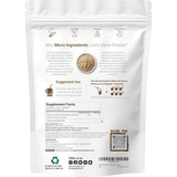 Tabla nutricional del suplemento Micro Ingredients Melena de León 454 g en polvo