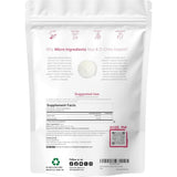 Tabla nutricional del suplemento Micro Ingredients Myo & D-Chiro Inositol 1 lb