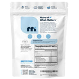 Etiqueta posterior de Micro Ingredients Omega 3 con Supplement Facts e ingredientes
