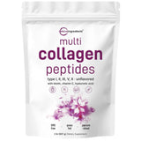 MICRO INGREDIENTS péptidos de colágeno múltiple en polvo sin sabor de 907 g