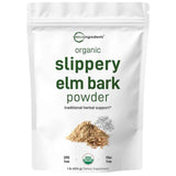 Bolsa de suplemento Micro Ingredients Polvo Orgánico de Corteza de Olmo Resbaladizo 1 lb (454 g)