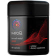 Frasco de suplemento MitoQ Mitoquinol Mesilato 60 cápsulas