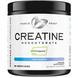 Frasco de suplemento Muscle Feast Monohidrato de Creatina 300g