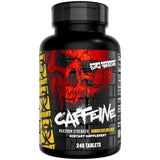 Frasco de suplemento Mutant Cafeína Anhidra 240 tabletas