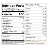 Tabla nutricional de Naked Whey sabor fresa, presentación de 2 lb