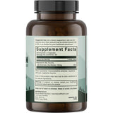Información del suplemento Natural Rhythm Triple Calm con 150 mg de magnesio por porción y 120 cápsulas