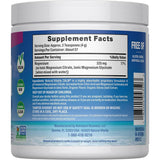 Información del suplemento de Natural Vitality CALM magnesio sabor frambuesa-limón de 8 oz