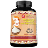 Frasco NaturalisimoLife cloruro de magnesio con citrato 100 cápsulas