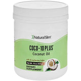 Frasco de suplemento NaturalSlim COCO-10 PLUS Aceite de Coco/CoQ10 454 g