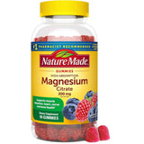 Frasco de suplemento Nature Made Citrato de Magnesio de Alta Absorción Sabor Mezcla de Bayas 90 Gomitas