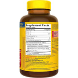 Información de Nature Made omega 3 con EPA, DHA, modo de uso, ingredientes y advertencias