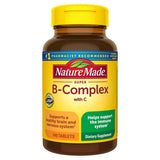 Frasco de suplemento Nature Made Super B-Complex con Vitamina C 140 tabletas