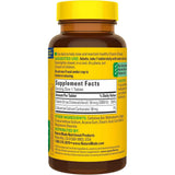 Tabla nutricional del suplemento Nature Made Vitamina D3 2000 IU 100 tabletas