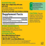 Tabla nutricional del suplemento Nature Made Vitamina K2 100 mcg 30 cápsulas blandas