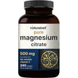 Frasco de suplemento Naturebell Citrato de Magnesio 500 mg 240 Cápsulas