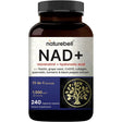 NatureBell NAD+ 1500 mg por porción, frasco de 240 cápsulas