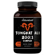 Frasco de suplemento NatureBell Tongkat Ali 200:1 150 cápsulas
