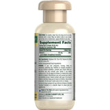 Tabla nutricional del suplemento Nature's Bounty Aceite de Vitamina E 74 ml
