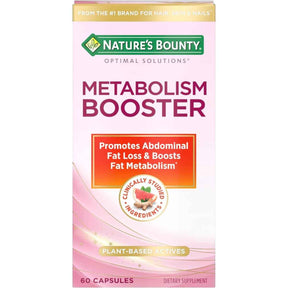 Frasco de suplemento Nature's Bounty Acelerador del Metabolismo 60 cápsulas