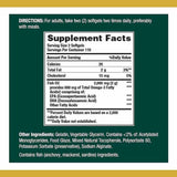 Información del suplemento de Nature's Bounty Fish Oil, presentación de 220 cápsulas blandas