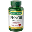 Frasco de Nature’s Bounty aceite de pescado Omega-3 1200 mg, presentación de 60 cápsulas blandas