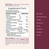 Información del suplemento Nature’s Bounty gomitas de biotina 6000 mcg 200 gomitas