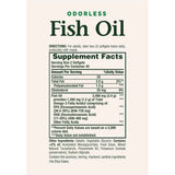 Información del suplemento de NATURE'S BOUNTY Omega 3 con 2400 mg de aceite de pescado y 1200 mg de omega 3 por porción