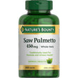 Frasco de suplemento Nature's Bounty Saw Palmetto 450 mg 250 cápsulas