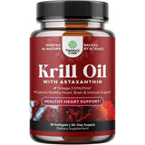 Frasco de suplemento Nature's Craft Aceite de Krill 30 cápsulas blandas