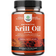 Frasco de suplemento Nature's Craft Aceite de Krill 500 mg 120 cápsulas blandas