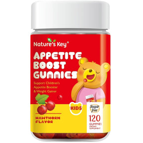 Frasco de suplemento Nature's Key Espino Blanco 120 gomitas