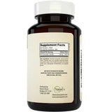 Etiqueta de Nature’s Potent Zinc 50 mg de 365 tabletas con información del suplemento