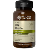 Frasco de suplemento Natures Sunshine Extracto de Cardo Mariano 60 tabletas