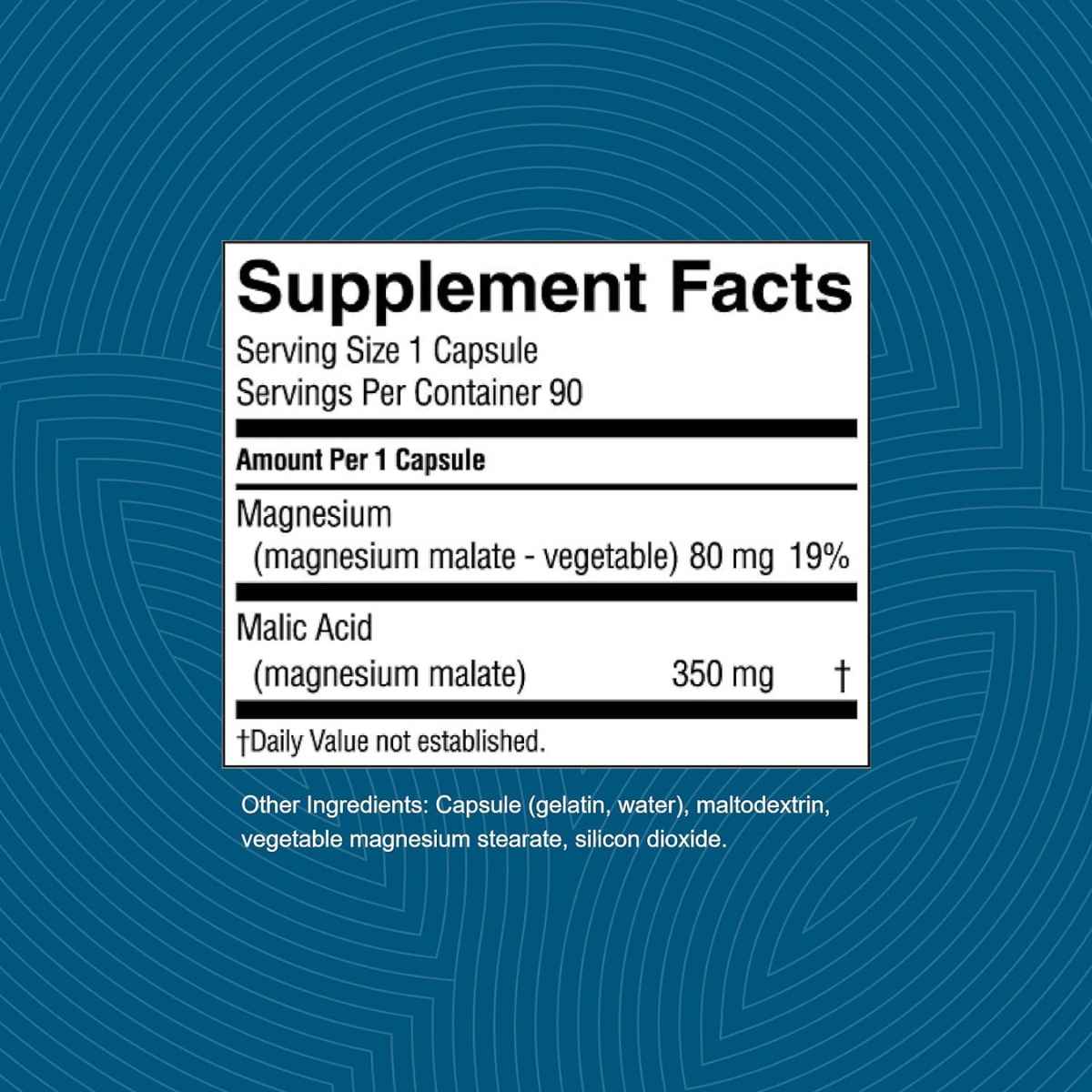 Panel de información del suplemento de Nature's Sunshine Fibralgia, 90 cápsulas.