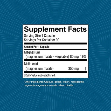 Panel de información del suplemento de Nature's Sunshine Fibralgia, 90 cápsulas.