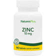 Frasco de suplemento NaturesPlus Zinc Quelado 90 tabletas