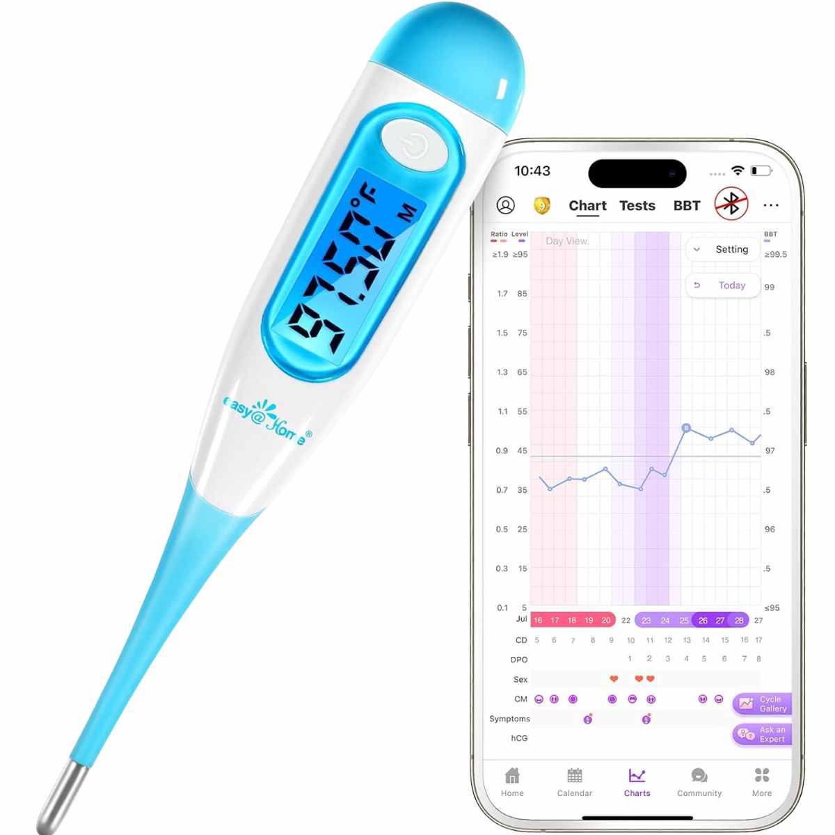 Termómetro Digital Basal Ebt-100 - Haz Tu Pedido