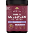 Frasco de suplemento Ancient Nutrition Colágeno Brain Boost Vainilla 1 lb