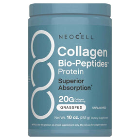NeoCell colágeno Bio-Peptides en polvo sin sabor 10 oz frontal