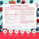 Información del suplemento de Newwellme Watermelon Slush con fibra, probióticos, enzimas digestivas y mezclas vegetales