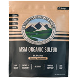 No Boundaries Health and Wellness MSM azufre orgánico en cristales, empaque de 227 g