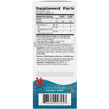 Tabla nutricional del suplemento Nordic Naturals Children's DHA Xtra Berry Punch 60 mL