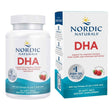 Frasco de Nordic Naturals DHA Omega-3 sabor fresa de 90 cápsulas blandas