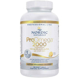 Frasco frontal Bonus Size de Nordic Naturals ProOmega 2000, presentación de 90 cápsulas blandas